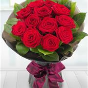 A Dozen Freedom Roses 